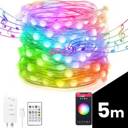 Garden of Eden Smart fnyfzr - USB - 33 RGB LED - 5 m - Bluetooth