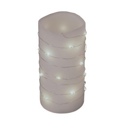Home MLF 26/WH micro LED-es fnyfzr, 2 m / 20 db hidegfehr micro LED, llfny, tltsz vezetk, idzthet, gombelemes, la