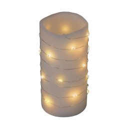 Home MLF 26/WW micro LED-es fnyfzr, 2 m / 20 db melegfehr micro LED, llfny, tltsz vezetk, idzthet, gombelemes, la
