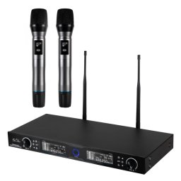 SAL MVN 910 vezetk nlkli mikrofonszett, digitlis zajszrs, 2x100 csatorna, ~140 m hattv, UHF frekvenciasv, rack kompatib