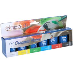 Artico Kerámia-Festék Készlet – 6 Szín x 20 ml