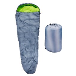 CAMP ACTIVE Hálózsák múmia, 210x80x50 cm, 190T, szürke, +10°C