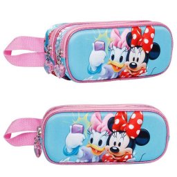 Minnie egér és Daisy 2 szintes bedobós tolltartó