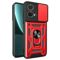 RING KAMERA Borító tartóval Motorola Moto G85 5G piros
