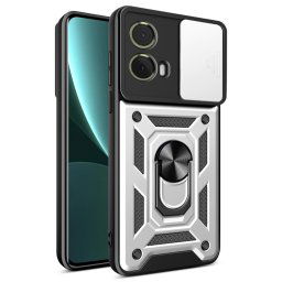 RING KAMERA Borító tartóval Motorola Moto G85 5G ezüst