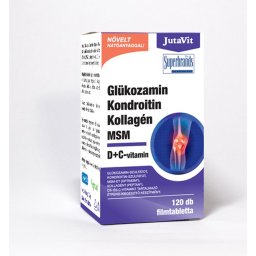 JutaVit Glükozamin+ Kondr.+ Koll.+ MSM D+C-vitamin - 120 db É.K.