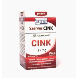 JutaVit Szerves Cink 25mg - 100 db