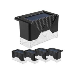Napelemes lmpa 4 db LED kert lpcs terasz kerts jjeli fnyrzkelvel