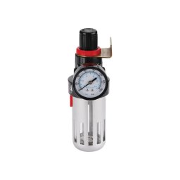 EXTOL PREMIUM levegszr nyomsszablyozval s manomterrel, max. 8 Bar, 1/4, max. 60C, 90ml