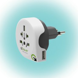 Q2POWER 1.100210 utazadapter, World to Switzerland USB, indulsi orszg: AUS/CHINA, IT, UK, CH, BRAZIL, USA, EURO, clorszg: C