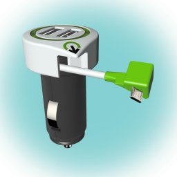 SAL 3.100110 auts USB tlt, 2 USB aljzat, 1 kihzhat micro USB csatlakoz, 3.1 A megosztott