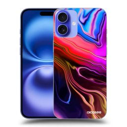 Átlátszó szilikon tok az alábbi mobiltelefonokra Apple iPhone 16 Plus - Electric