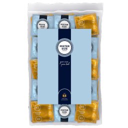Mister Size - 53 - 100 db egyedi méretű, extra vékony óvszer (53 mm)