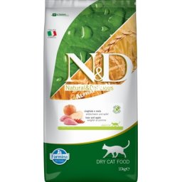 N&D Cat Adult Boar & Apple Grain Free (2 x 10 kg) 20kg