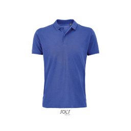 SOL'S PLANET organikus férfi rövid ujjú galléros póló SO03566, Royal Blue-2XL