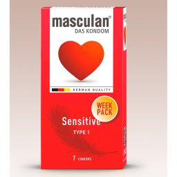 Masculan - Sensitive, extravékony óvszer (7 db)