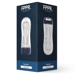 FPPR - duplafalú maszturbátor (áttetsző)