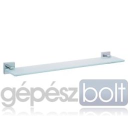 Tesa EKKRO üvegpolc, krómozott fém, ragasztós rögzítésű 50 x 600 x 120 mm