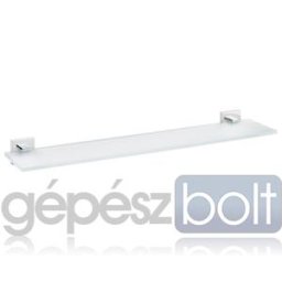 Tesa Deluxxe üvegpolc, ragasztós rögzítésű, krómozott fém 50 x 600 x 118 mm