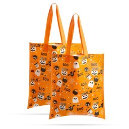 Halloween-i ajndktska szett - 27 x 31 cm - narancssrga - 2 db / csomag