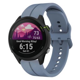 SILICONE Cserélhető szíj Garmin Forerunner 255 Music blue-hoz