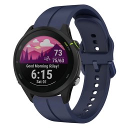 SILICONE Cserélhető szíj Garmin Forerunner 255 Musichoz sötétkék