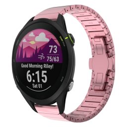 CLASSIC Fém szíj Garmin Forerunner 255 Music rózsaszín