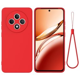 RUBBER Védőburkolat Oppo Reno12 FS-hez 5G piros