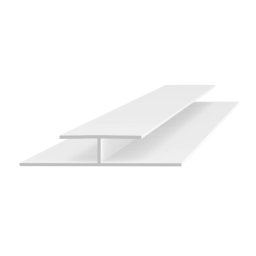 H Csatlakozóprofil Vilo PVC, fehér, 2,7 m