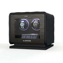 Klarstein LuminousTime órafelhúzó, 2 óra, sok beállítás, LED, 10 dB (WW4-LuminousTime2Bl)