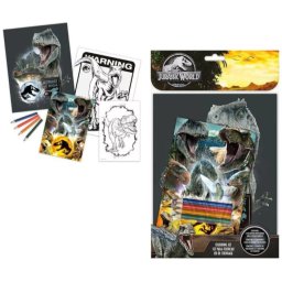 Jurassic World színező szett