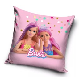 Barbie Friends velúr párnahuzat 40x40 cm Nr1