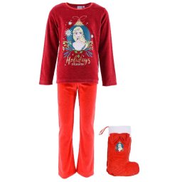 Disney Jégvarázs meleg PLÜSS pizsama mikulás csizmával