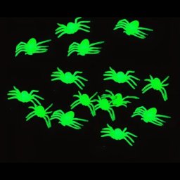 Fluoreszkáló pókok, 50 db/cs