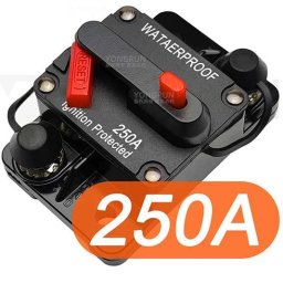 Akkumulátor Kábel Biztosíték Automata 12-48v 250a (5668)