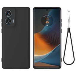 RUBBER Védőburkolat Motorola Edge 50 Fusion fekete
