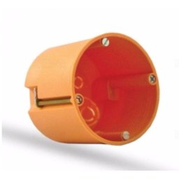Gipszkarton doboz 1-es, d68mm, 61mm mély, narancssárga STI1013 Stilo