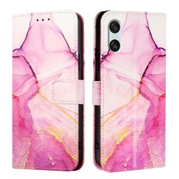 ART MARBLE Pénztárcahuzat Sony Xperia 10 VI készülékhez PINK