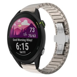 CLASSIC Fém szíj Garmin Forerunner 255 Music TITANIUM-hoz