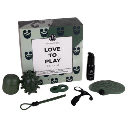 Pleasure Box Love to Play - maszturbátor szett férfiaknak - 6 részes