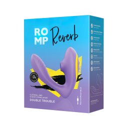 ROMP Reverb - léghullámos 2in1 G-pont vibrátor (lila)