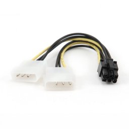 Belső PCI Express tápkábel 6pin / 2xMolex Gembird (CC-PSU-6)