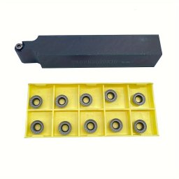karbid bett tart 10db szerszmkszlettel - 45-os esztergls preczis fmmegmunklshoz, sk esztergls & CNC kompatibilis