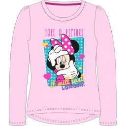 Disney Minnie Take a Picture gyerek hosszú póló, felső 6 év / 116 cm
