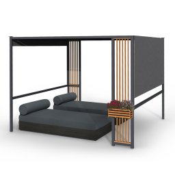Blumfeldt Valence, pavilon, 3 x 3 m, UV50+, vízlepergető, napelemes LED világítás, napelem (GDW8-Valence-VDG)