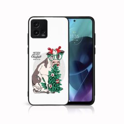 PROTEMIO MY ART borító karácsonyi dizájnnal Motorola Moto G72 BOLDOG CHRISTMAS (074)