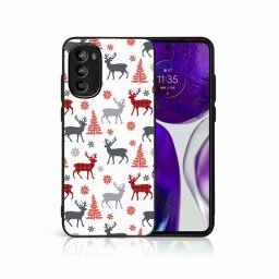 PROTEMIO MY ART borító karácsonyi dizájnnal Motorola Moto G62 5G DEER (068)