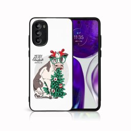 PROTEMIO MY ART borító karácsonyi dizájnnal Motorola Moto G62 5G BOLDOG CHRISTMAS (074)