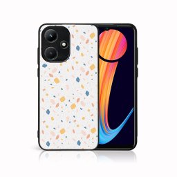 PROTEMIO MY ART Védőburkolat Infinixhez Hot 30i ORANGE TERRAZZO (165)