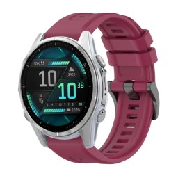 SILICONE Cserélhető szíj Garmin Fenix 8 43mm bordóhoz